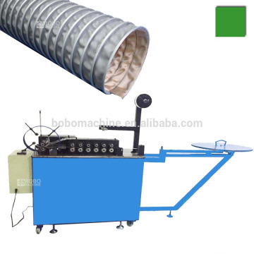 Steel clamp clip reinforced PVC / glass silicon / tarpaulin flexible duct machine